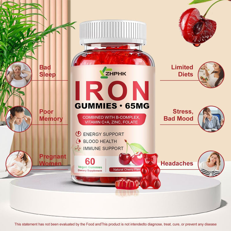 iron-gummies-supplement-for-women-men-kids-iron-65mg-with-250mg-vitamin-c-b6-b12-folate-healthy-blood-energy-immune-support-gentle-on-stomach-ferrous-fumarate-120-count-2