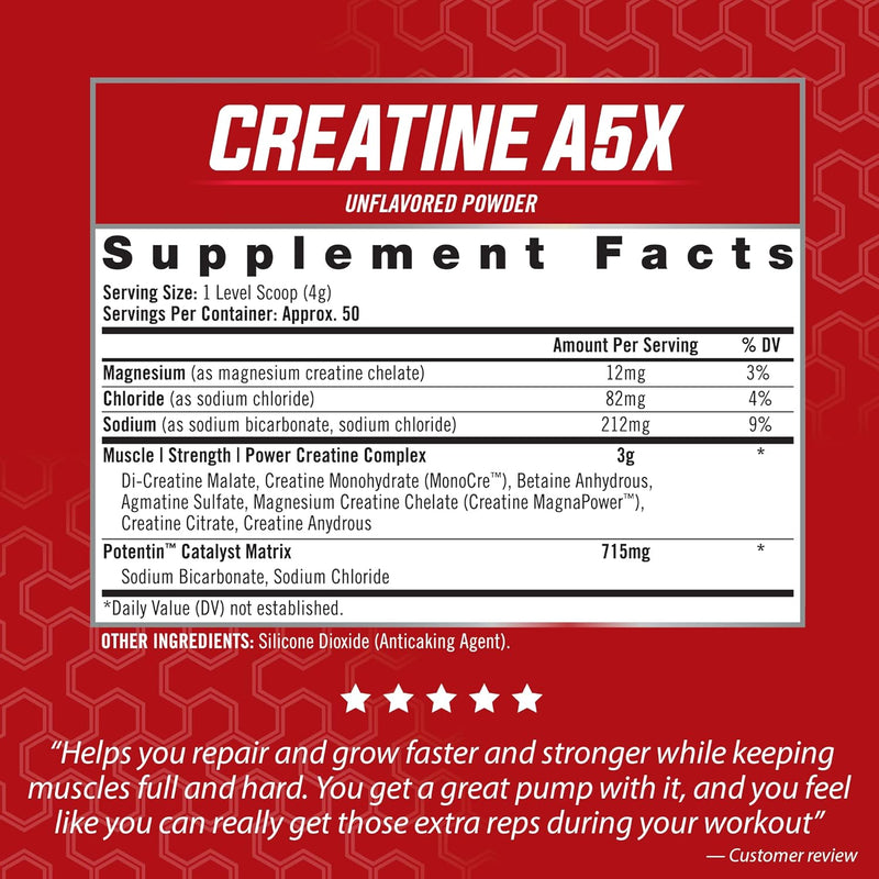 isatori-creatine-a5x-with-creatine-monohydrate-betaine-anhydrous-for-muscle-growth-strength-building-recovery---dietary-supplement-for-training-weight-lifting---unflavored-50-servings-2