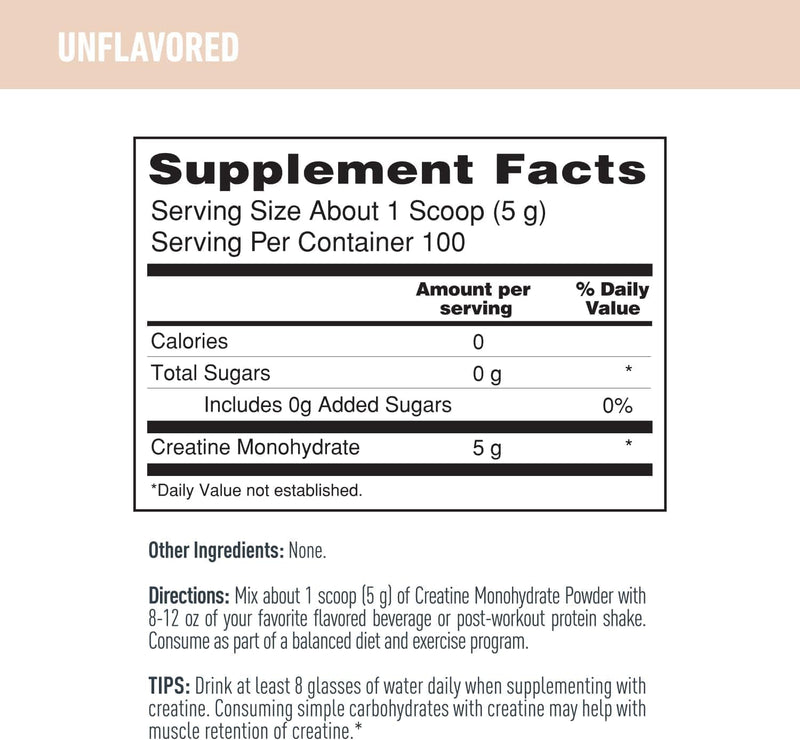isopure-100-pure-creatine-monohydrate-powder-sugar-free-unflavored-5g-creatine-monohydrate-per-serving-11-lbs-100-servings-packaging-may-vary-2