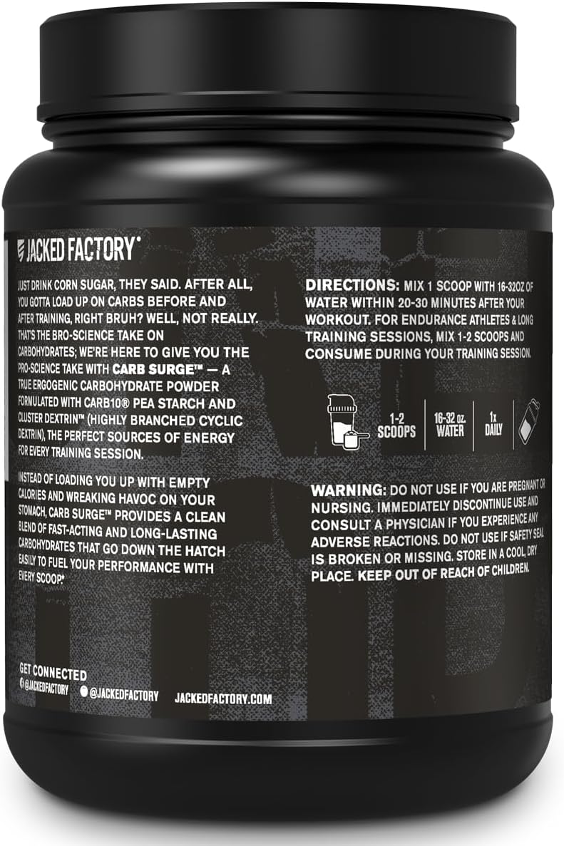 jacked-factory-carb-surge---premium-carbohydrate-powder-with-carb10-pea-starch-cluster-dextrin-for-fast-acting-intra-workout-carbs-increased-energy---30-servings-unflavored-7