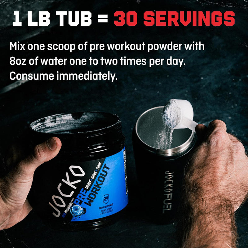 jocko-fuel-ultimate-pre-workout-powder---pre-workout-energy-powder-drink-for-men-women---high-stim-sugar-free-nootropic-blend-to-support-muscle-pump-energy-recovery-200mg-caffeine-blue-raspberry-7