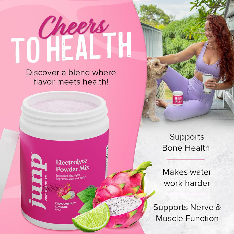 junp-electrolytes-powder-no-sugar-no-carbs---dragonfruit-limeade-keto-electrolyte-drink-mix---potassium-salt-hydration-powder-electrolytes-zero-calorie-sugar-free-electrolyte-powder-90-servings-3