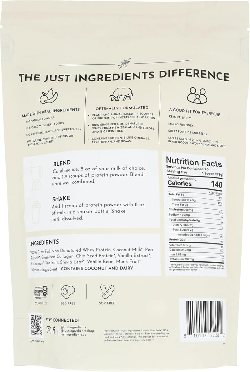 just-ingredients-clean-protein-powder-grass-fed-whey-whole-food-protein-blend-2224g-protein-no-artificial-sweeteners-or-sugar-alcohols-20-servings-vanilla-bean-2
