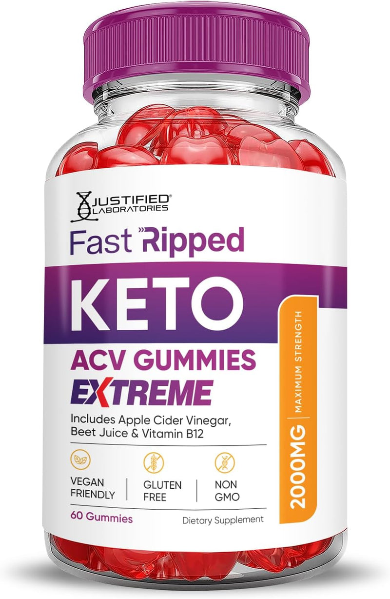 justified-laboratories-3-pack-fast-ripped-keto-acv-gummies-extreme-2000mg-fast-ripped-keto-gummies-apple-cider-vinegar-formulated-with-pomegranate-beet-juice-powder-b12-vegan-non-gmo-180-gummys-4