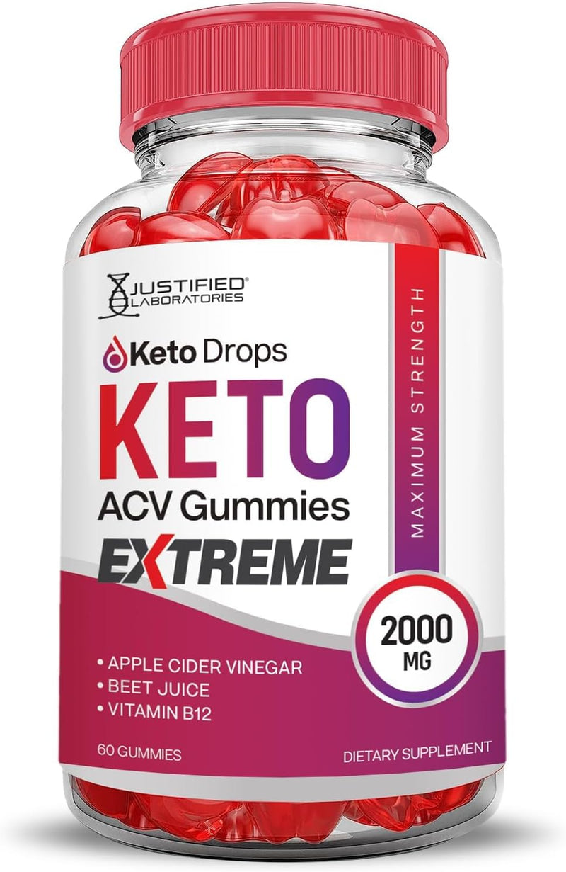 justified-laboratories-3-pack-keto-drops-keto-acv-gummies-extreme-2000mg-keto-drops-keto-gummies-advanced-formula-apple-cider-vinegar-with-pomegranate-beet-juice-powder-b12-vegan-non-gmo-180-gummys-3