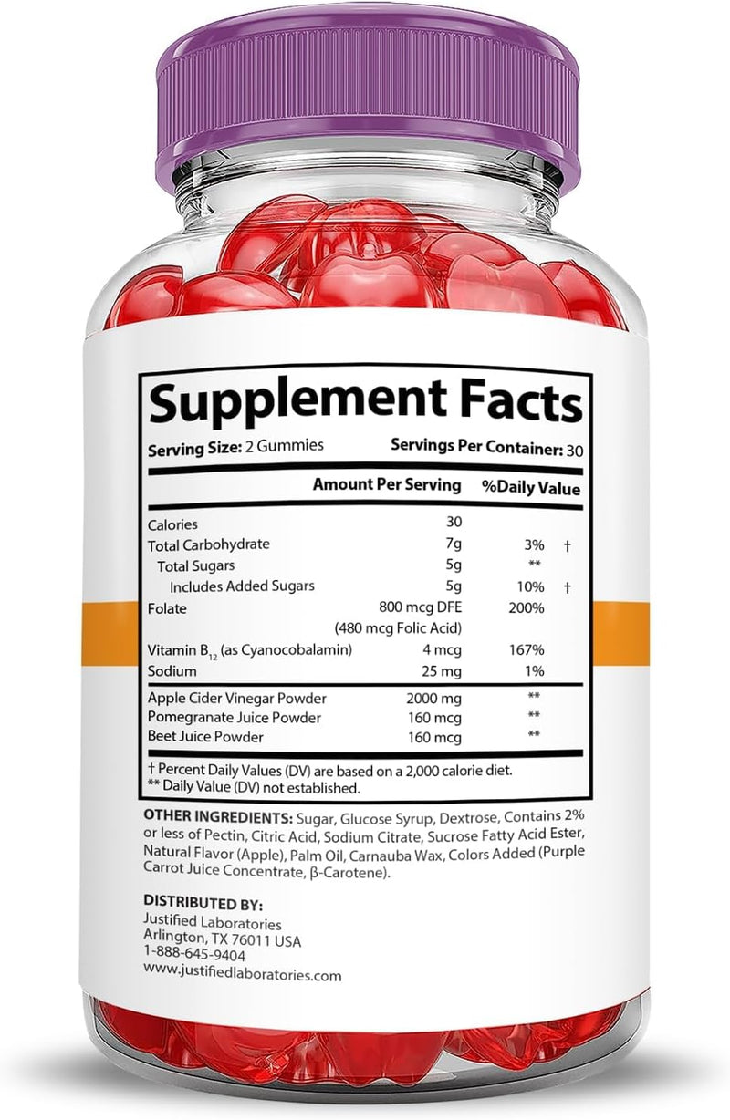 justified-laboratories-3-pack-rapid-ripped-keto-acv-gummies-extreme-2000mg-rapidripped-keto-gummies-apple-cider-vinegar-formulated-with-pomegranate-beet-juice-powder-b12-vegan-non-gmo-180-gummys-2