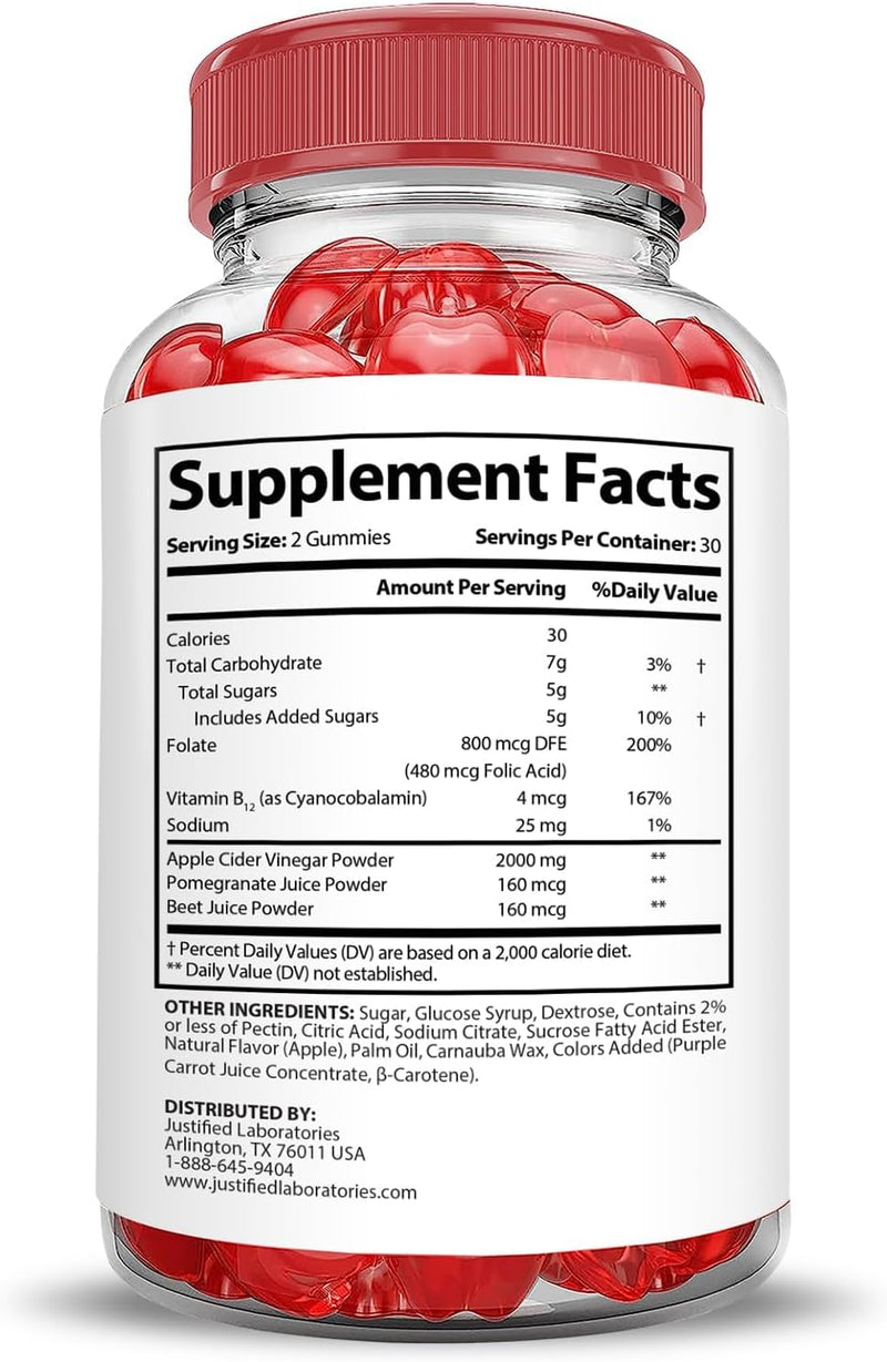 justified-laboratories-5-pack-trim-tummy-keto-acv-gummies-extreme-2000mg-trim-tummy-keto-gummies-apple-cider-vinegar-formulated-with-pomegranate-beet-juice-powder-b12-vegan-non-gmo-300-gummys-2