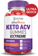 justified-laboratories-5-pack-ultra-quick-keto-acv-gummies-extreme-2000mg-ultraquick-keto-gummies-apple-cider-vinegar-formulated-with-pomegranate-beet-juice-powder-b12-vegan-non-gmo-300-gummys-2