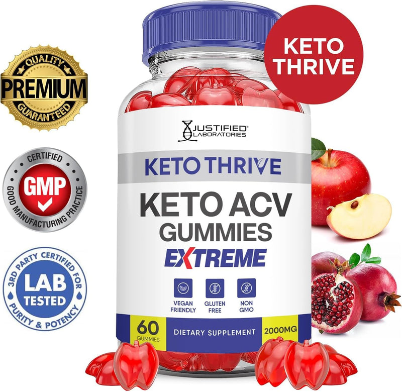 justified-laboratories-keto-thrive-keto-acv-gummies-extreme-2000mg-keto-thrive-keto-gummies-apple-cider-vinegar-formulated-with-pomegranate-beet-juice-powder-b12-vegan-non-gmo-60-gummys-2