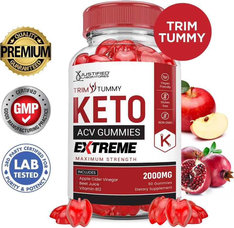 justified-laboratories-trim-tummy-keto-acv-gummies-extreme-2000mg-trim-tummy-keto-gummies-apple-cider-vinegar-formulated-with-pomegranate-beet-juice-powder-b12-vegan-non-gmo-60-gummys-3