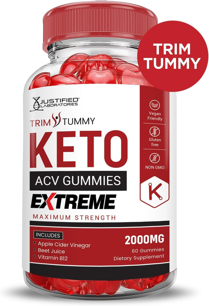 justified-laboratories-trim-tummy-keto-acv-gummies-extreme-2000mg-trim-tummy-keto-gummies-apple-cider-vinegar-formulated-with-pomegranate-beet-juice-powder-b12-vegan-non-gmo-60-gummys-4