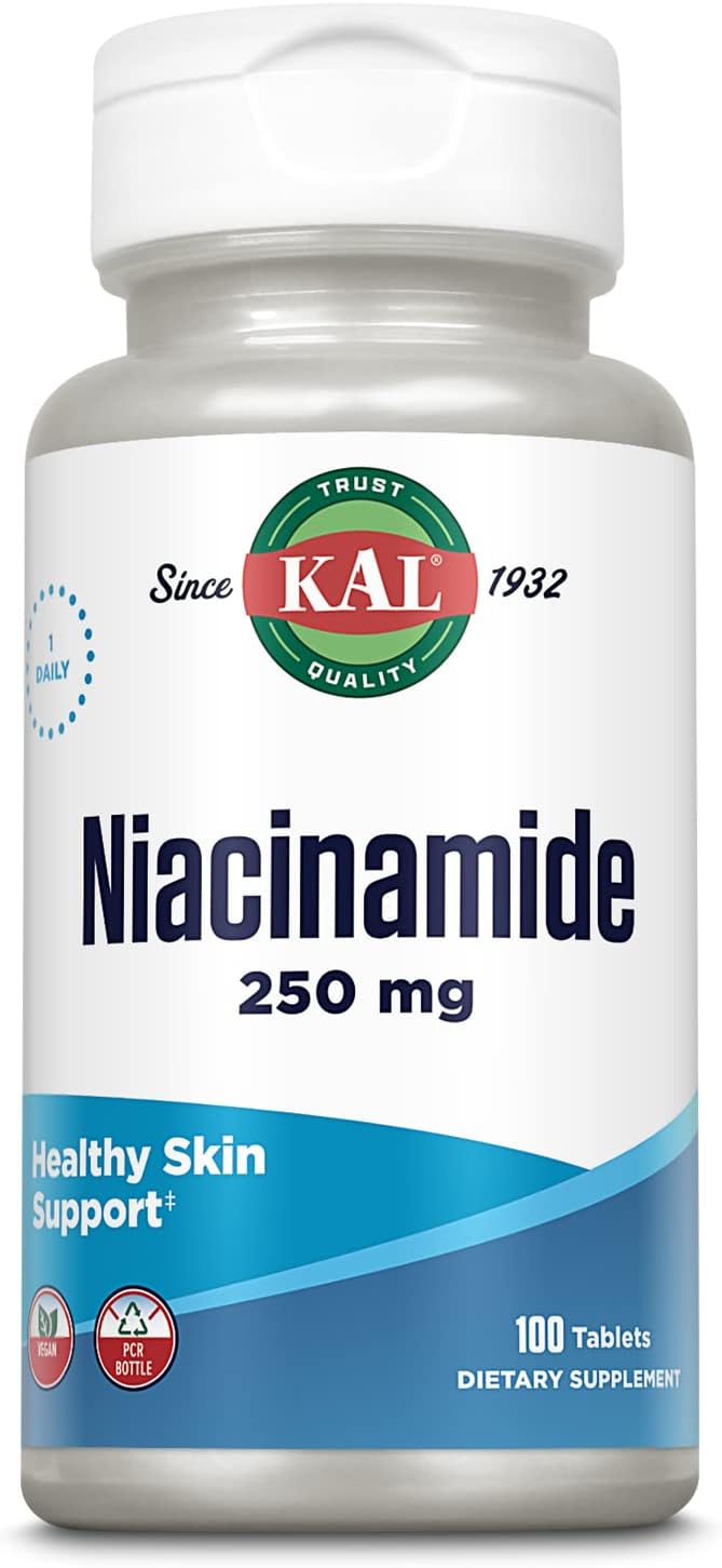 kal-niacinamide-250mg-tablets-vitamin-b3-supplement-for-skin-health-energy-metabolism-nerve-circulation-and-digestion-support-enhanced-absorption-activtabs-vegan-100-servings-100-tablets-1