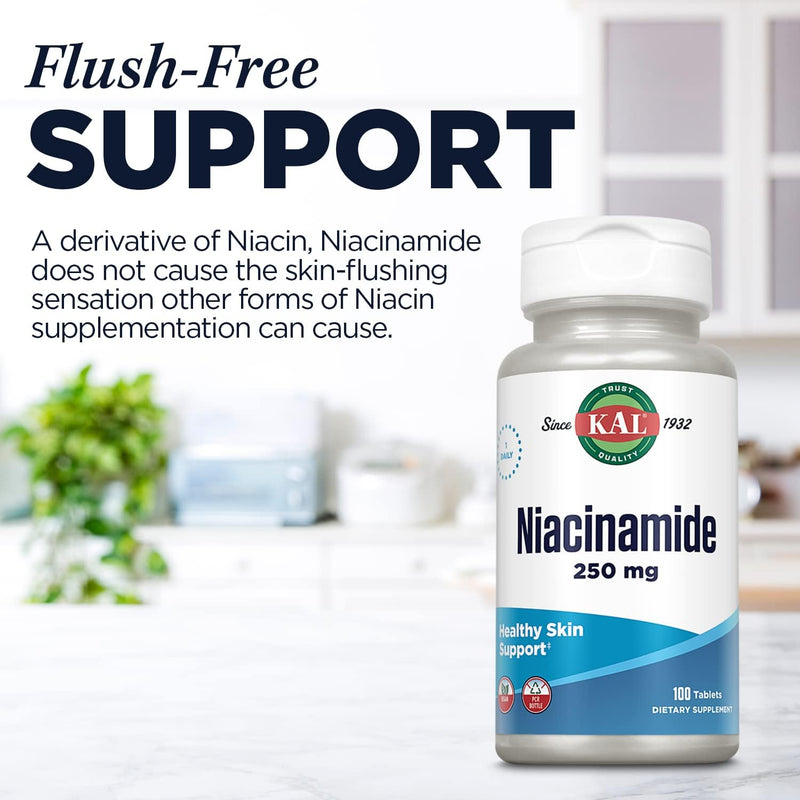 kal-niacinamide-250mg-tablets-vitamin-b3-supplement-for-skin-health-energy-metabolism-nerve-circulation-and-digestion-support-enhanced-absorption-activtabs-vegan-100-servings-100-tablets-4