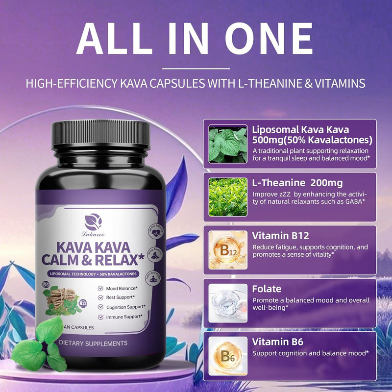 kava-kava-root-extract-supplement---liposomal-kava-capsules-with-l-theanine-200mg-50-kavalactones-relax-calming-kava-extract-vitamin-b6-b12---for-sleep-mood-cognitive-immune-support-60ct-2