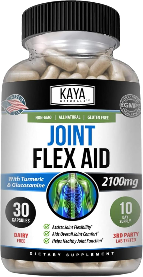 kaya-naturals-mobility-flex-aid---mobility-support-supplement-for-men-and-women---turmeric-capsules-with-glucosamine-sulfate---for-knee-support-and-mobility-health---30-count-1