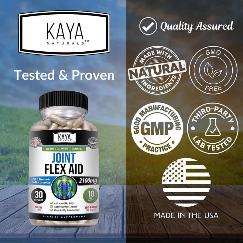 kaya-naturals-mobility-flex-aid---mobility-support-supplement-for-men-and-women---turmeric-capsules-with-glucosamine-sulfate---for-knee-support-and-mobility-health---30-count-4