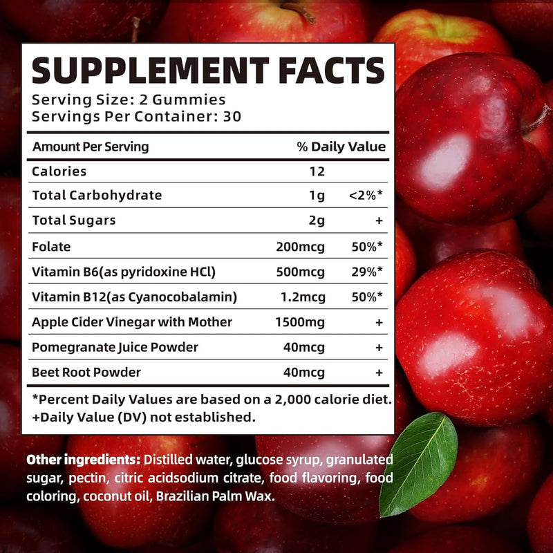 keto-acv-gummies-for-women---apple-cider-vinegar-gummies-with-mother-b-vitamins-pomegranate-beet-root---metabolism-vegan-sugar-free-60-ct-2