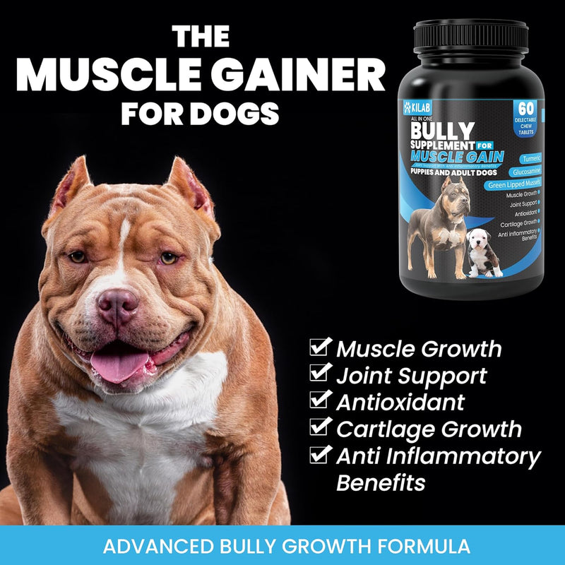 kilab-dog-weight-gainer-60-count-muscle-builder-dog-supplement-muscle-growth-supplement-for-dogs-puppies-and-adults-bully-growth-formula-with-turmeric-glucosamine-green-lipped-mussels-3
