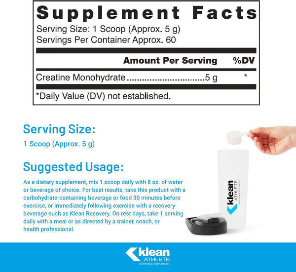 klean-athlete-klean-creatine---supports-muscle-strength-performance-recovery-from-strenuous-exercise---nsf-certified-for-sport---111-ounces---unflavored-1