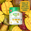 kos-organic-superfood-greens-powder---gut-health-from-prebiotic-fiber-supergreens-and-adaptogens---usda-certified-organic-made-in-a-gmp-certified-facility---28-servings-mango-6