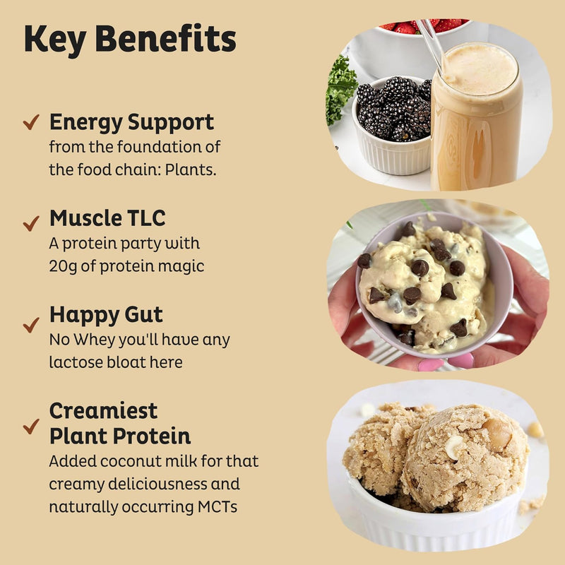 kos-plant-based-protein-powder-vanilla-usda-organic---low-carb-pea-protein-blend-vegan-superfood-rich-in-vitamins-minerals---keto-soy-dairy-free---meal-replacement-for-women-men---10-servings-3