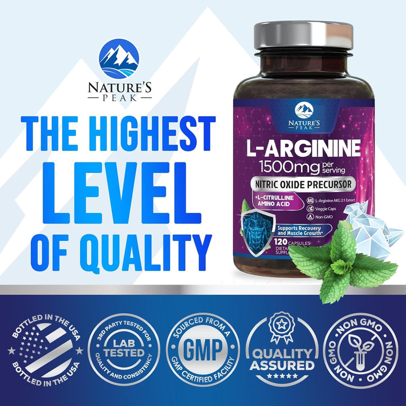 l-arginine-1000mg-supplement---heart-health-support---premium-muscle-supporting-nitric-oxide-precursor-booster-for-extra-strength---gluten-free-amino-acid-energy-blend-for-men-women---120-capsules-2
