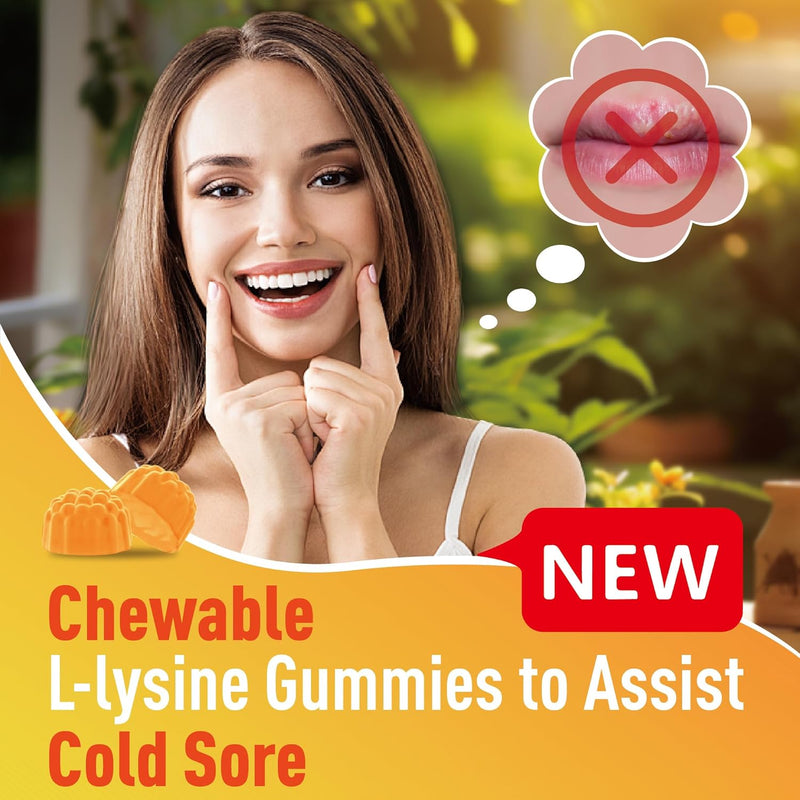 l-lysine-gummies-1000-mg-cold-sore-supplement-with-immune-support-for-lips-oral-chewable-l-lysine-gummies-for-adults-kids-boost-immune-collagen-non-gmo-vegan-gluten-free---60-counts-3