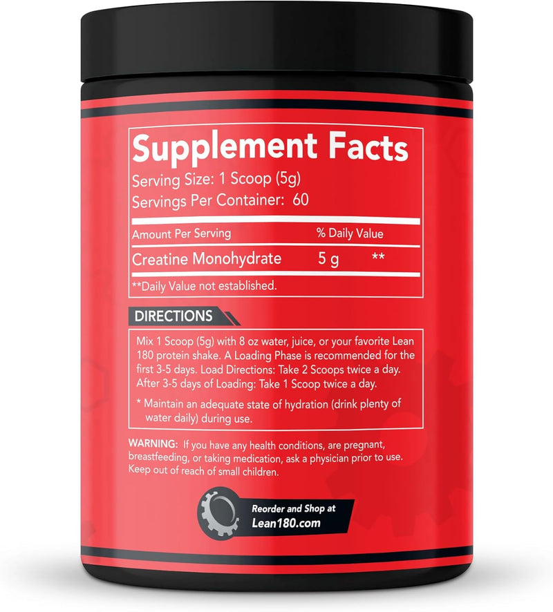lean-180-best-creatine-monohydrate-supplement-100-pure-powder-improved-athletic-performance-muscle-recovery-brain-function-gluten-free-lab-tested-unflavored---60-servings-3