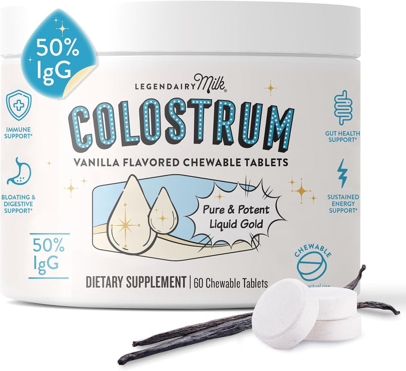 legendairy-milk-bovine-colostrum-chewable-tablets---daily-gut-health-immune-support---hair-skin-nails---50-igg-concentration---colostrum-supplement-for-women-men-kids---60ct-vanilla-flavor-1