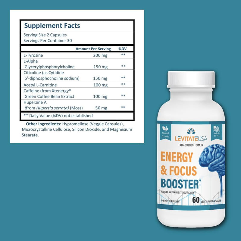 levitate-energy-focus-booster-powerful-brain-performance-supplement---improves-learning-concentration-memory---organic-capsules---energy-support-formula-for-men-women---60-count-2