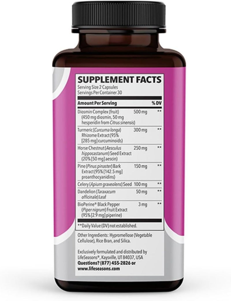lifeseasons-leg-veins-tone-r---supports-vein-health-circulation---reduces-spider-veins-restlessness-heavy-legs---enhances-vascular-strength---diosmin-horse-chestnut-turmeric---60-capsules-2