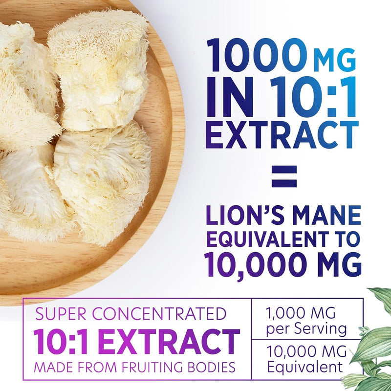 lions-mane-mushroom-supplement---brain-supplement-support---mushroom-supplement-for-focus-memory-cognition-immune-support---nootropic-lions-mane-mushroom-extract-non-gmo-vegetarian---120-capsules-2