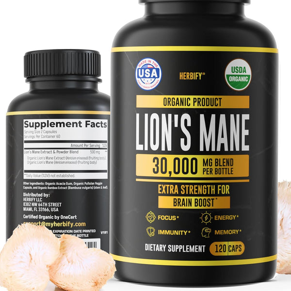 lions-mane-supplement---daily-mushroom-supplement-for-memory-focus-clarity---brain-booster---lions-mane-capsules-for-natural-immune-support---vegan-organic---120-capsules-1
