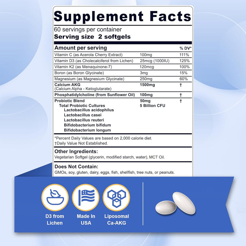 liposomal-calcium-akg-supplement-1500mg-with-vitamin-d3-k2-softgels-for-women-men-made-in-usa-calcium-supplements-with-magnesium-glycinate-boron-probiotics-vitamin-c-for-bone---120-pills-2