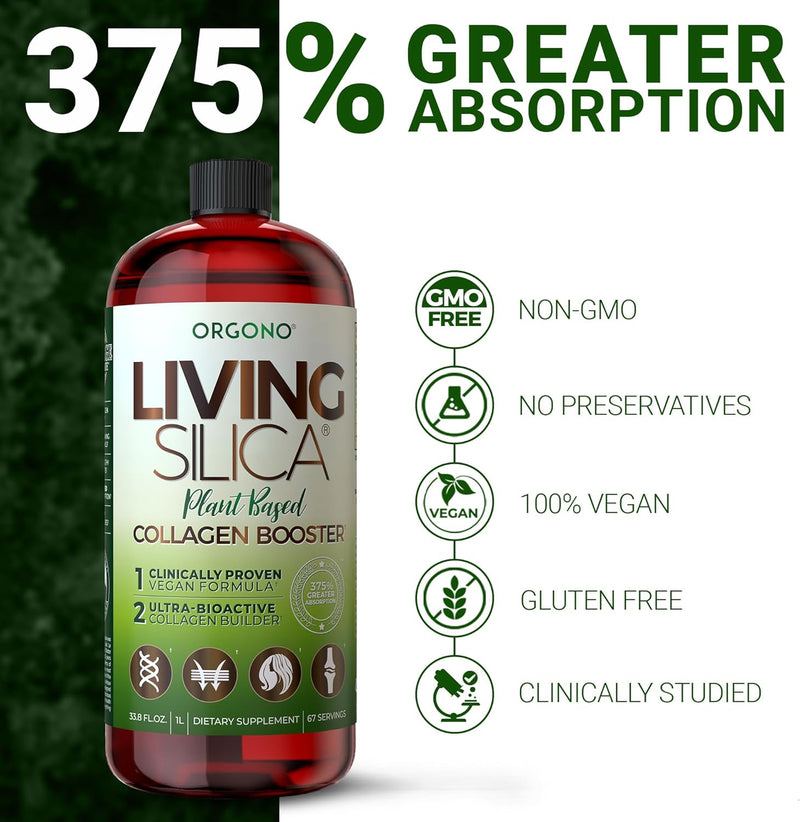 living-silica-plant-based-collagen-booster-vegan-supports-healthy-collagen-and-elastin-production-for-joint-bone-support-glowing-skin-strong-hair-nails-500-ml-169-fl-oz-6
