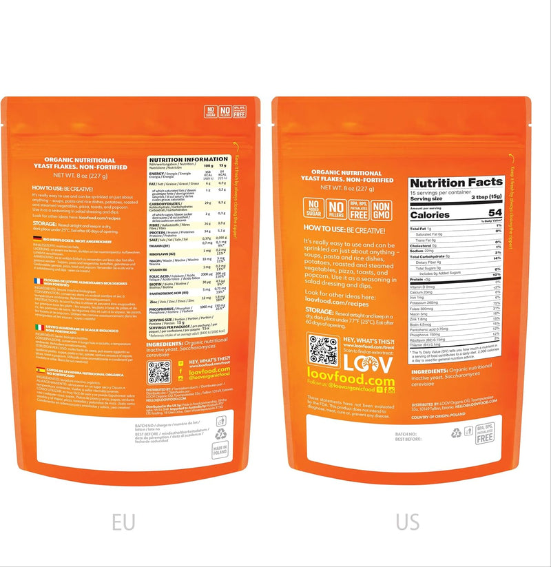 loov-organic-non-fortified-nutritional-yeast-flakes---vegan-gluten-free-non-gmo-unfortified-nooch---good-source-of-natural-b-vitamins---no-added-salt-or-sugar---resealable-bag-8-ounces-227-grams-2