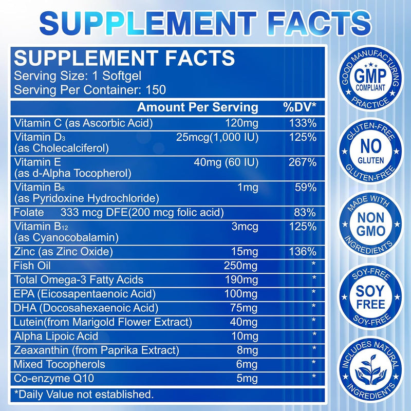 lutein-and-zeaxanthin-supplement---eye-vitamins-40-mg-lutein-8-mg-zeaxanthin-with-vitamins-c-e-zinc-omega-3-coq10-for-blue-light-protection-eye-health-support---150-softgels-2