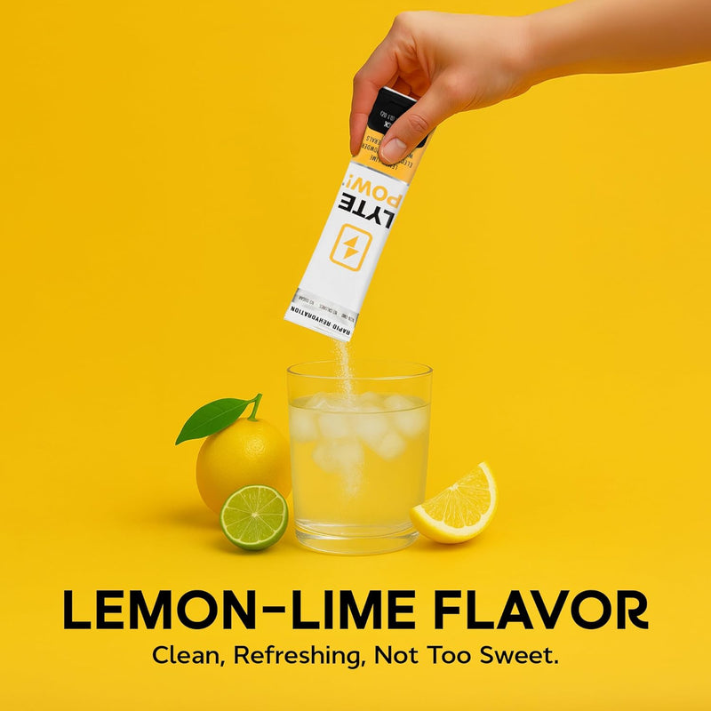 lytepow-electrolytes-powder-with-sea-minerals---lemon-lime-hydration-supplement---non-gmo-no-calories-or-sugar---delicious-keto-replenishment-drink-mix---perfect-for-exercising-16-single-servings-4