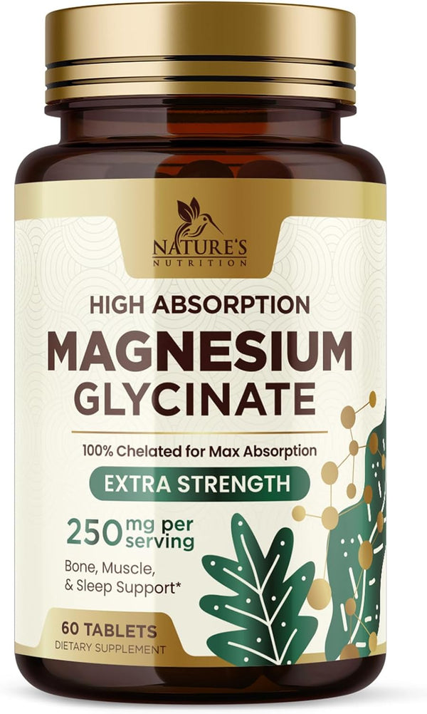 magnesium-glycinate---magnesium-supplement-for-heart-health-nerve-muscle-bone-and-sleep-support---100-chelated-high-absorption---250-mg-per-serving---gluten-free-vegan-non-gmo---60-count-1