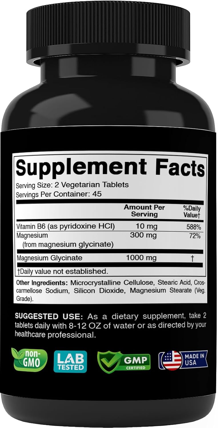 magnesium-glycinate-10000-mg-per-serving-providing-300mg-of-elemental-magnesium---90-vegetarian-tablets---chelated-form---supports-muscle-joint-and-heart-health-2