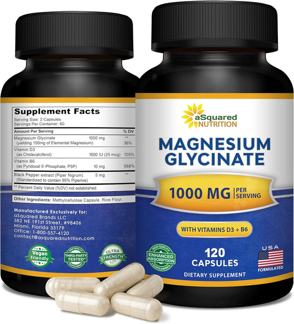 magnesium-glycinate-1000mg-with-vitamin-d3-b6-500mg-per-capsule---pure-elemental-mag-supplement-complex-for-sleep-muscle-bone-health---replace-gummies-tablets-powder---120-capsules-1