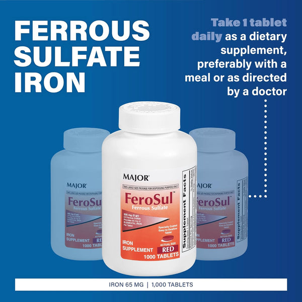 major-ferosul---ferrous-sulfate-325-mg-tablets---iron-supplement-for-women-and-men---specially-coated-easy-to-swallow-tablets---red---1000-tablets-1