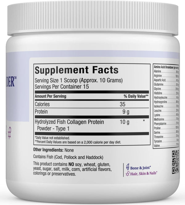 maxi-health-hydrolyzed-collagen-peptides-powder-type-i-unflavored-powder-collagen-for-women-men---wild-caught-protein-supplement-for-joints-skin-hair-nails-546-oz-1