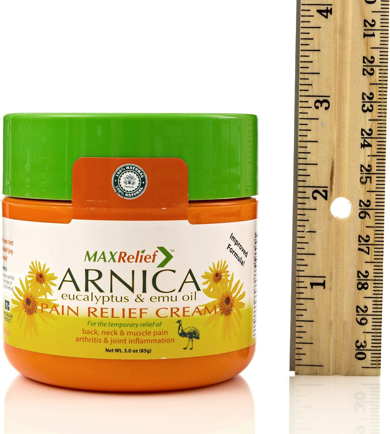 maxrelief-arnica-montana-pain-cream---advanced-formula-for-deep-relief---soothe-knee-joint-muscle-pain---reduce-swelling-joint-inflammation-fibromyalgia-plantar-fasciitis-relief---emu-oil-35-oz-2
