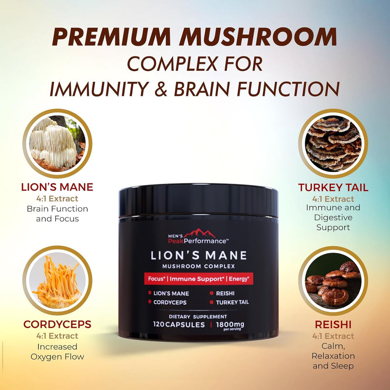 mens-peakperformance-lions-mane-mushroom-supplement-capsules-with-reishi-cordyceps-turkey-tail-brain-nootropic-for-memory-focus-natural-energy-immune-support-supplement-120-capsules-3