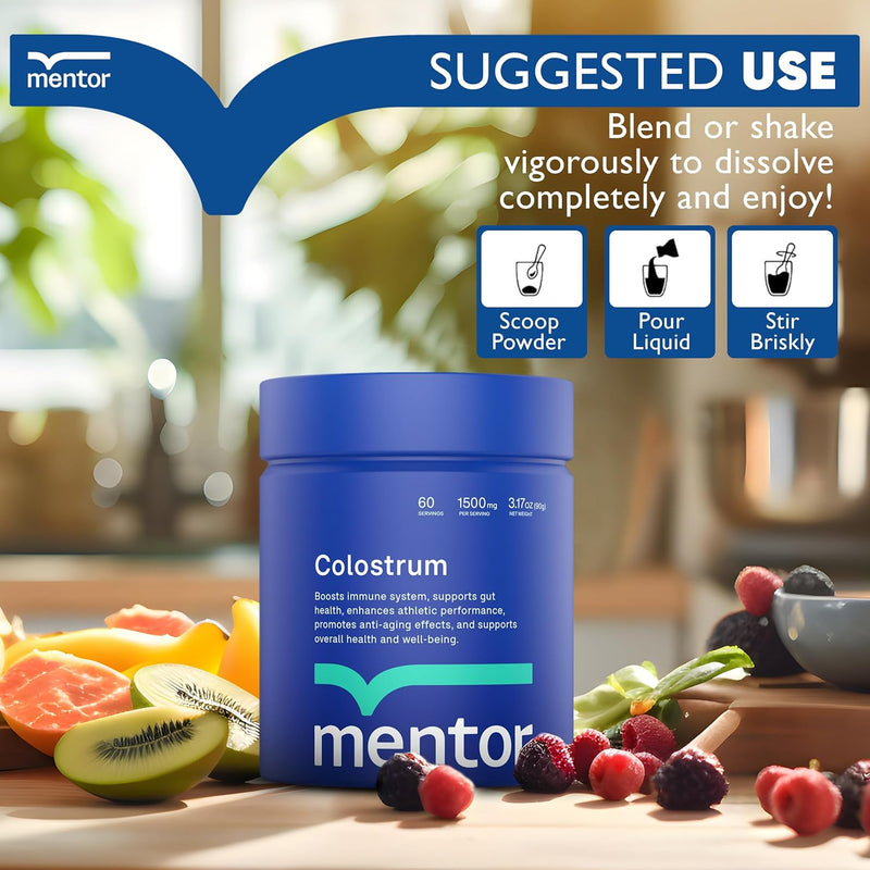 mentor-colostrum-powder-supplement-for-humans---organic-bovine-colostrum-supplement-for-gut-health-hair-growth-beauty-and-immune-support---colostrum-protein-3