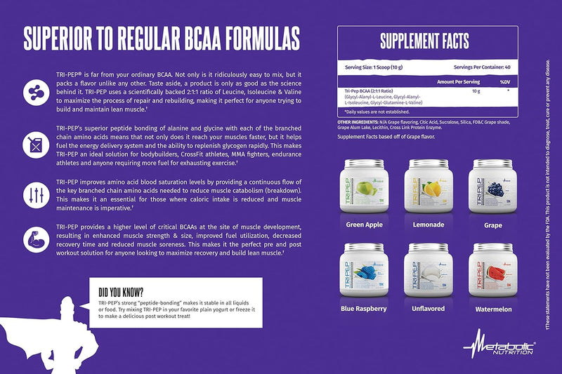 metabolic-nutrition-tripep---tri-peptide-branch-chain-amino-acid-bcaa-powder-pre-intra-post-workout-supplement-watermelon-400-grams-40-servings-3