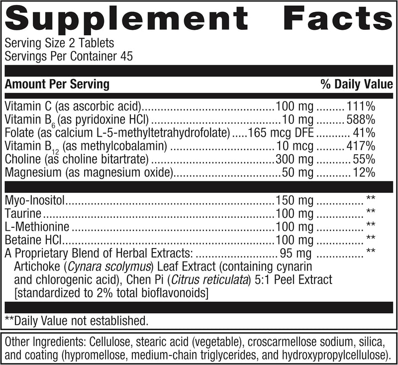 metagenics-lipo-gen---lipotropic-liver-supplement---gallbladder-support---with-amino-acids-vitamin-b12-choline---non-gmo-gluten-free-vegetarian---90-tablets-2