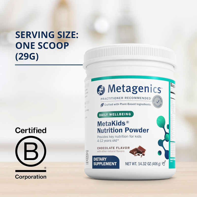 metagenics-metakids-nutrition-powder---kids-multivitamin-powder---with-prebiotics-dha-protein-amino-acids---complete-protein---non-gmo-gluten-free---chocolate---1432-oz-4