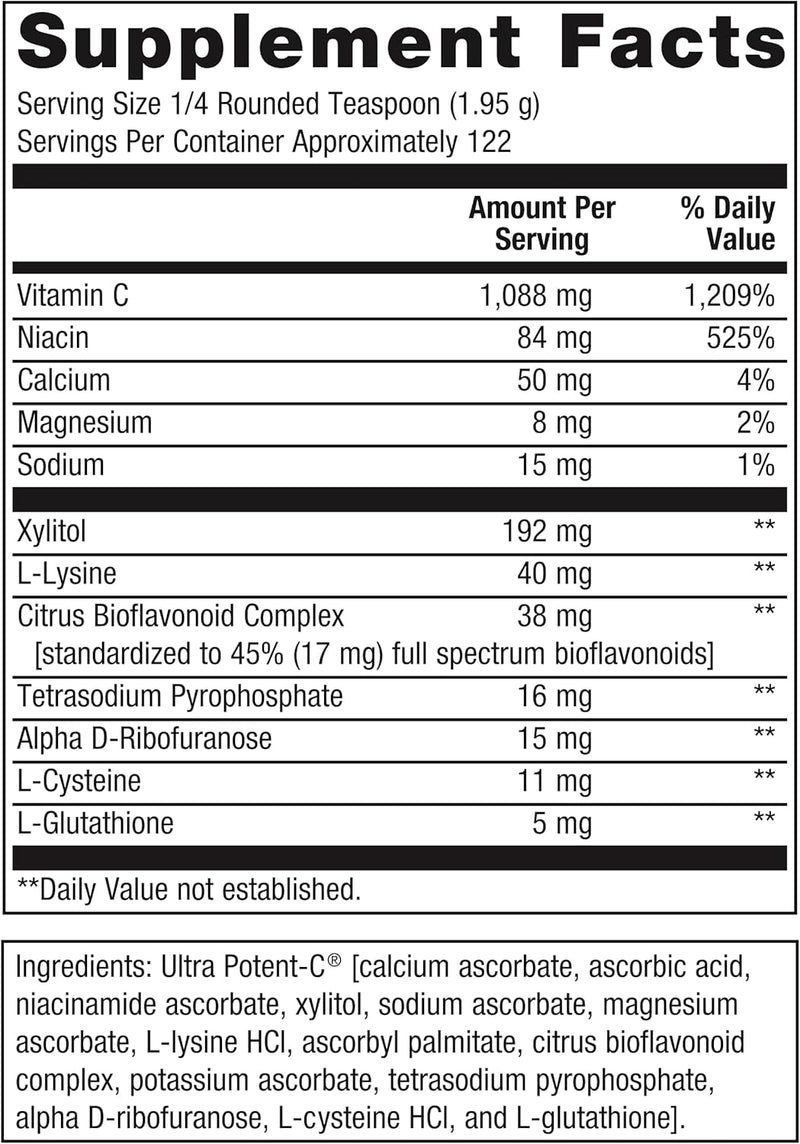 metagenics-ultra-potent-c-vitamin-c-powder---immune-support-supplements---gentle-on-stomach---with-bioflavonoids-l-glutathione-l-lysine---non-gmo---gluten-free---839-oz-2